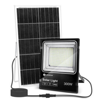 Aigostar - LED Pritemdomas saulės prožektorius LED/300W/3,2V IP66 + nuotolinio valdymo pultas