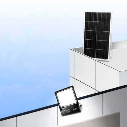 Aigostar - LED Pritemdomas saulės prožektorius LED/300W/3,2V IP66 25000 mAh + nuotolinio valdymo pultas