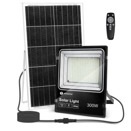 Aigostar - LED Pritemdomas saulės prožektorius LED/300W/3,2V IP66 25000 mAh + nuotolinio valdymo pultas