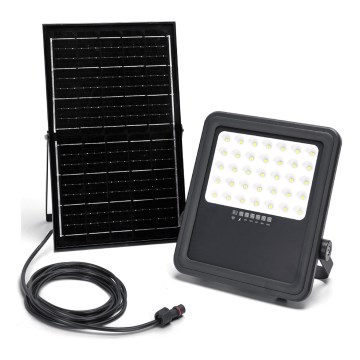 Aigostar - LED Pritemdomas saulės prožektorius LED/300W/3,4V IP65 + nuotolinio valdymo pultas