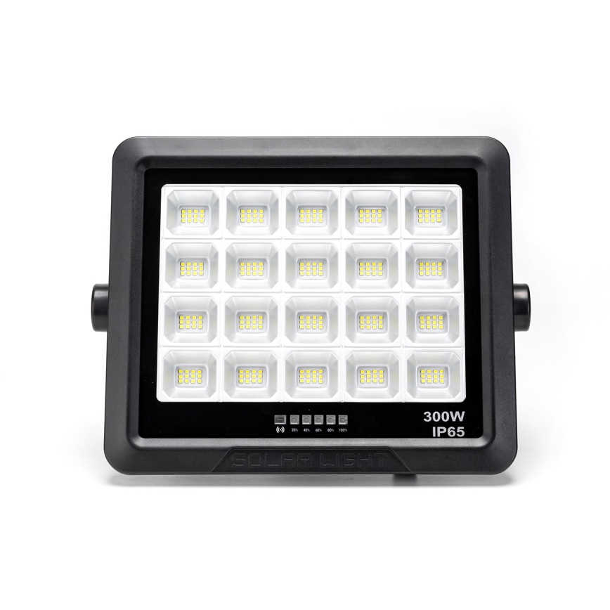 Aigostar - LED Pritemdomas saulės prožektorius LED/300W/3,4V IP65 + nuotolinio valdymo pultas