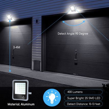 Aigostar - LED Pritemdomas saulės prožektorius LED/30W/3,2V 20000 mAh IP67 + VP