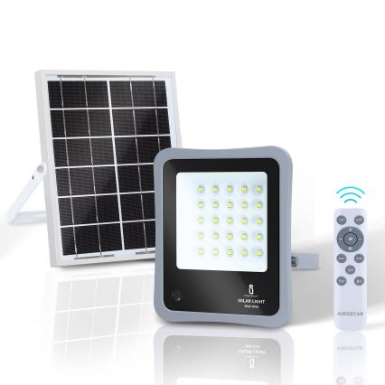 Aigostar - LED Pritemdomas saulės prožektorius LED/30W/3,2V 20000 mAh IP67 + VP