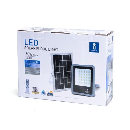 Aigostar - LED Pritemdomas saulės prožektorius LED/50W/3,2V IP65 6000 mAh + VP