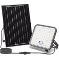Aigostar - LED Pritemdomas saulės prožektorius su jutikliu LED/120W/3,4V IP66 + nuotolinio valdymo pultas