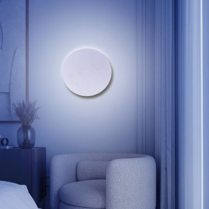 Aigostar - LED pritemdomas sieninis šviestuvas MESH Išmanus LED/12W/230V 2700-6500K balta
