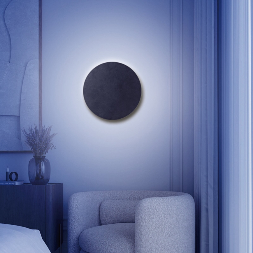 Aigostar - LED pritemdomas sieninis šviestuvas MESH Išmanus LED/12W/230V 2700-6500K juoda