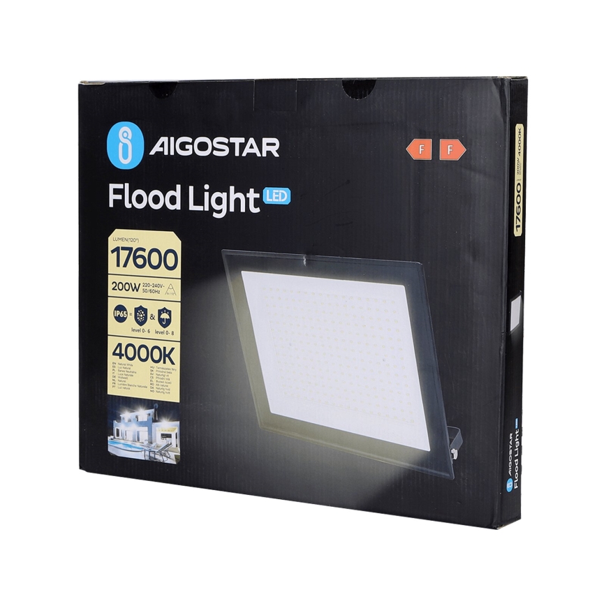Aigostar - LED prožektorius LED/200W/230V 4000K IP65