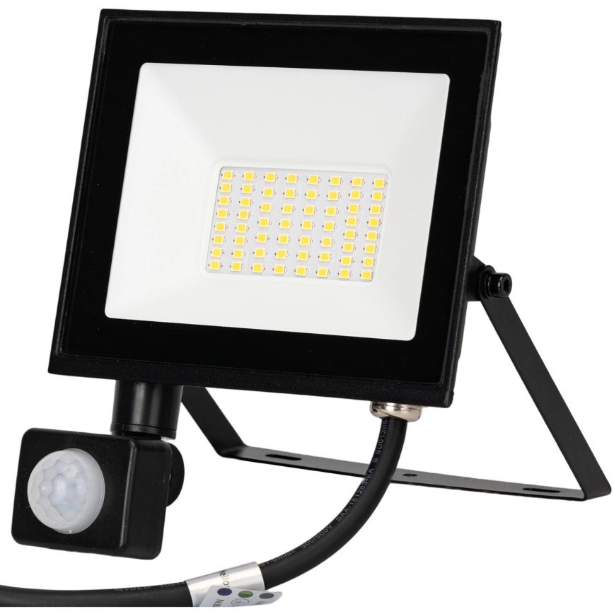 Aigostar - LED prožektorius su judesio davikliu LED/30W/230V 4000K IP65