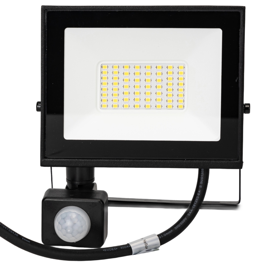 Aigostar - LED prožektorius su judesio davikliu LED/30W/230V 4000K IP65