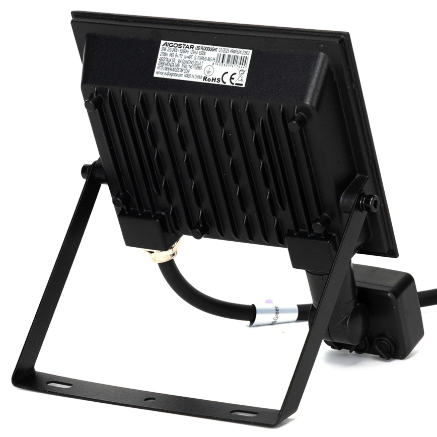 Aigostar - LED prožektorius su judesio davikliu LED/30W/230V 4000K IP65