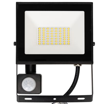 Aigostar - LED prožektorius su judesio davikliu LED/30W/230V 4000K IP65