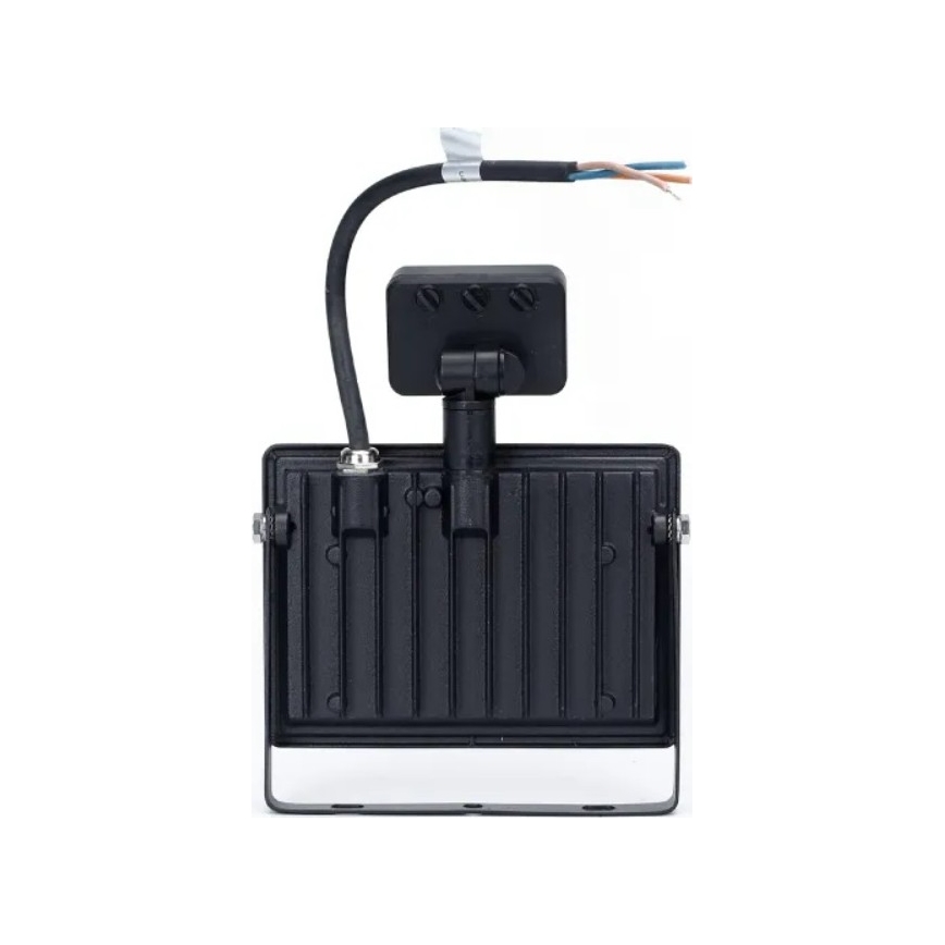 Aigostar - LED Prožektorius su jutikliu LED/50W/230V 4000K IP65 juodas
