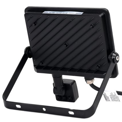 Aigostar - LED prožektorius su jutikliu LED/50W/230V 6500K IP65 juoda