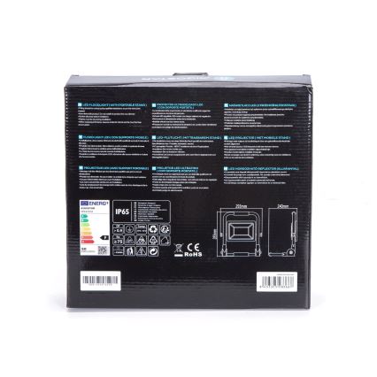 Aigostar - LED Prožektorius su stovu LED/50W/230V 6500K IP65