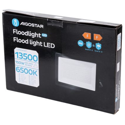 Aigostar - LED reflektorius LED/150W/230V 6500K IP65 juodas