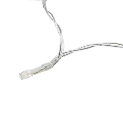 Aigostar - LED dimeriuojama lauko kalėdinė girlianda su judesio davikliu 100xLED/3xAA 12m šiltai balta + nuotolinis valdymas