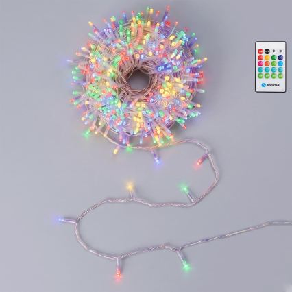 Aigostar - LED reguliuojama lauko kalėdinė girlianda su judesio jutikliu 100xLED/3xAA 12m daugiaspalvė + nuotolinis valdymas