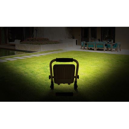 Aigostar - LED reguliuojamas įkraunamas prožektorius LED/50W/5V 6500K IP65