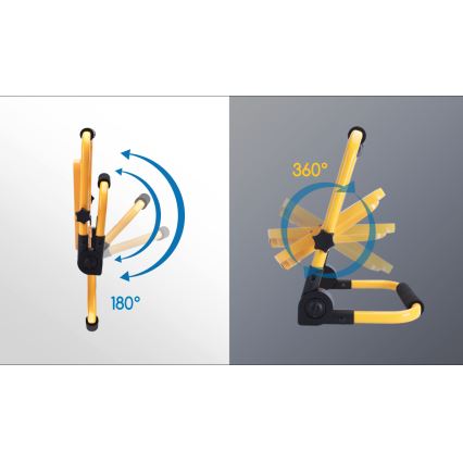 Aigostar - LED reguliuojamas įkraunamas prožektorius LED/50W/5V 6500K IP65