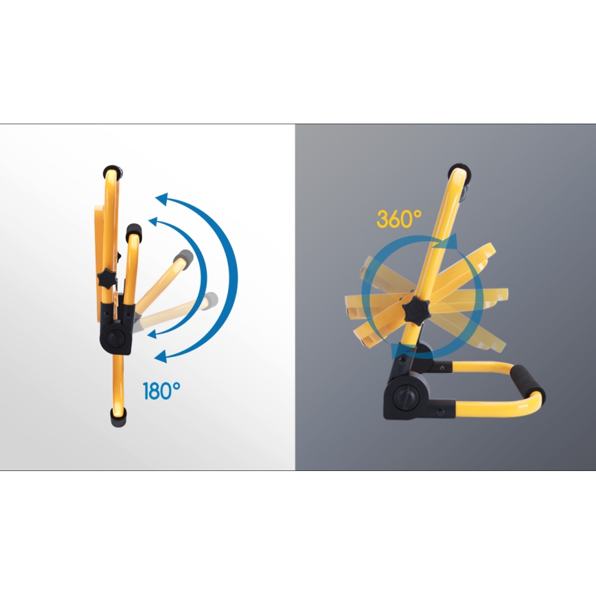 Aigostar - LED reguliuojamas įkraunamas prožektorius LED/50W/5V 6500K IP65