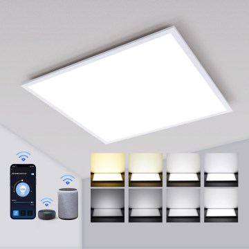 Aigostar - LED reguliuojamas įmontuojamas šviestuvas 32W/230V Wi-Fi 60x60 cm