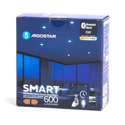 Aigostar - LED Lauko įleidžiamas šviestuvas MESH LED/6W/230V 2700-6500K IP44 baltas