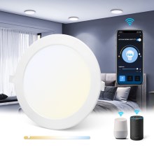 Aigostar - LED Reguliuojamas įmontuojamas šviestuvas LED/18W/230V d. 22 cm Wi-Fi