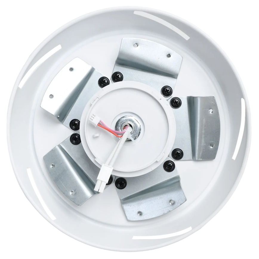 Aigostar - LED Reguliuojamas lubinis ventiliatorius LED/20W/230V 2700-6500K 132cm balta/smėlio spalva + nuotolinio valdymo pultas