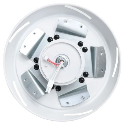 Aigostar - LED Reguliuojamas lubinis ventiliatorius LED/20W/230V 2700-6500K 132cm balta/smėlio spalva + nuotolinio valdymo pultas