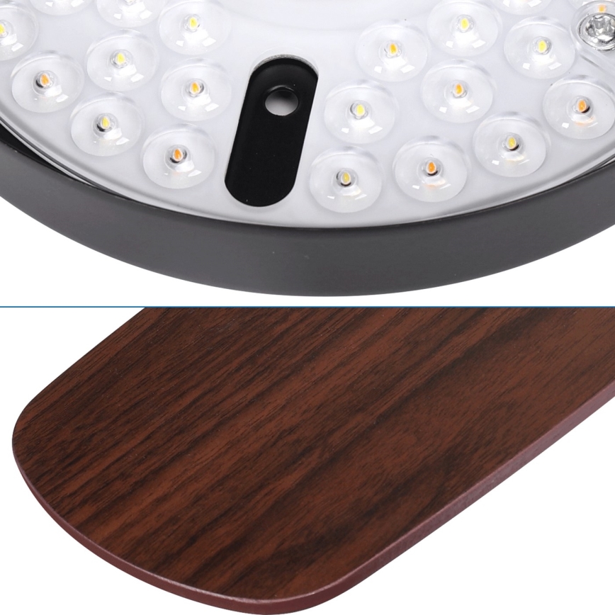 Aigostar - LED Reguliuojamas lubinis ventiliatorius LED/24W/230V 2700-6500K 106,6 cm + nuotolinio valdymo pultas