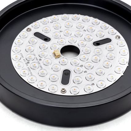 Aigostar - LED Reguliuojamas lubinis ventiliatorius LED/24W/230V 2700-6500K 165cm juoda + nuotolinio valdymo pultas