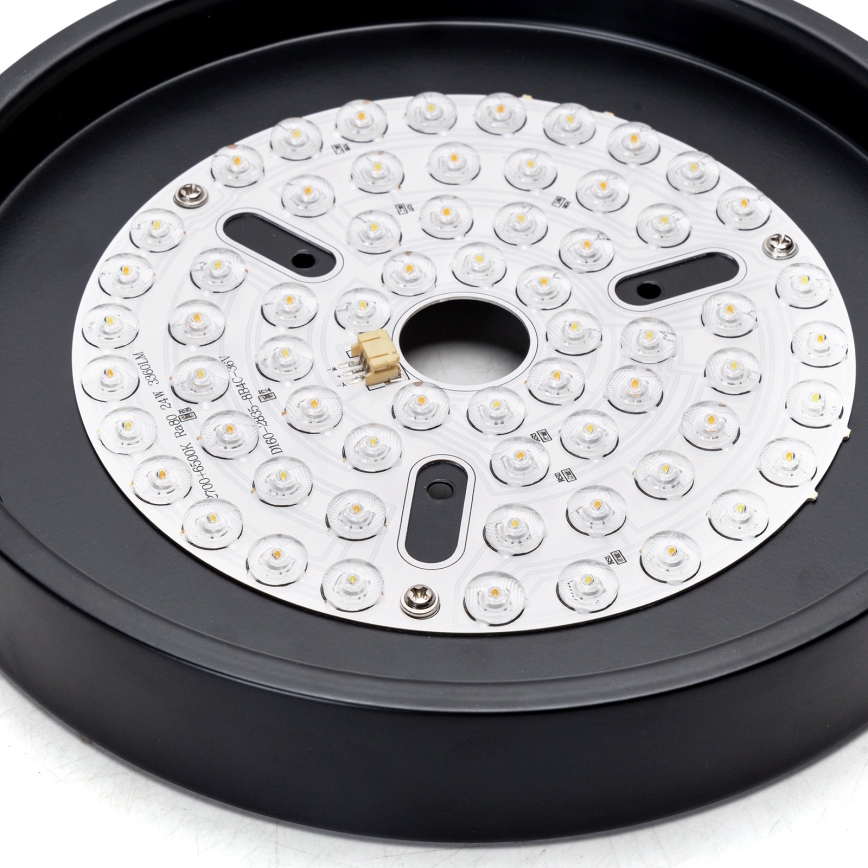 Aigostar - LED Reguliuojamas lubinis ventiliatorius LED/24W/230V 2700-6500K 165cm juoda + nuotolinio valdymo pultas