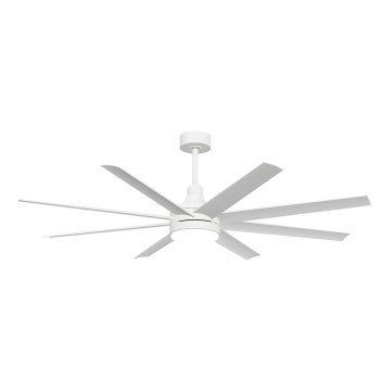 Aigostar - LED Reguliuojamas lubinis ventiliatorius LED/24W/230V 2700-6500K diametras 165 cm + nuotolinio valdymo pultas balta