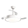 Aigostar - LED Reguliuojamas lubinis ventiliatorius LED/36W/230V 2700-6500K diametras 107 cm + nuotolinio valdymo pultas balta