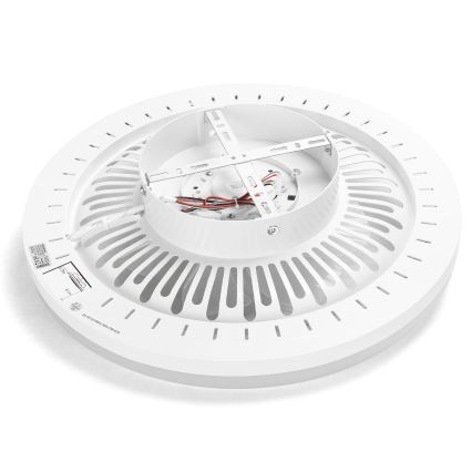 Aigostar - LED Reguliuojamas lubinis ventiliatorius LED/40W/230V 2700/4000/6500K diametras 50 cm + nuotolinio valdymo pultas balta