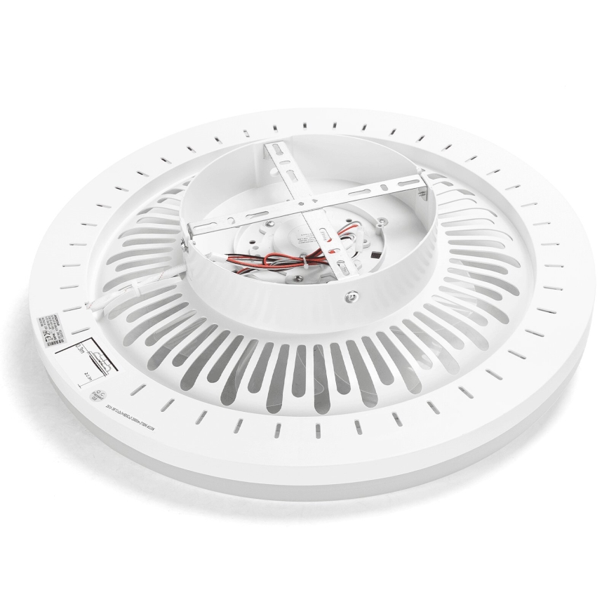 Aigostar - LED Reguliuojamas lubinis ventiliatorius LED/40W/230V 2700/4000/6500K diametras 50 cm + nuotolinio valdymo pultas balta