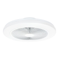 Aigostar - LED Reguliuojamas lubinis ventiliatorius LED/40W/230V 2700-6500K diametras 48 cm + nuotolinio valdymo pultas balta