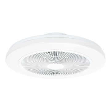 Aigostar - LED Reguliuojamas lubinis ventiliatorius LED/40W/230V 2700-6500K diametras 48 cm + nuotolinio valdymo pultas balta