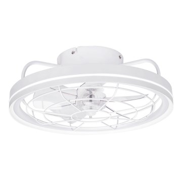 Aigostar - LED Reguliuojamas lubinis ventiliatorius LED/40W/230V 2700-6500K diametras 48 cm + nuotolinio valdymo pultas balta