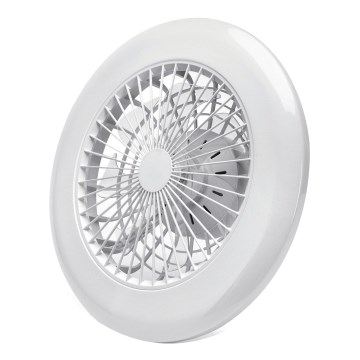 Aigostar - LED Reguliuojamas lubinis ventiliatorius LED/40W/230V 2700-6500K diametras 49 cm + nuotolinio valdymo pultas balta