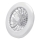 Aigostar - LED Reguliuojamas lubinis ventiliatorius LED/40W/230V 2700-6500K diametras 49 cm + nuotolinio valdymo pultas balta