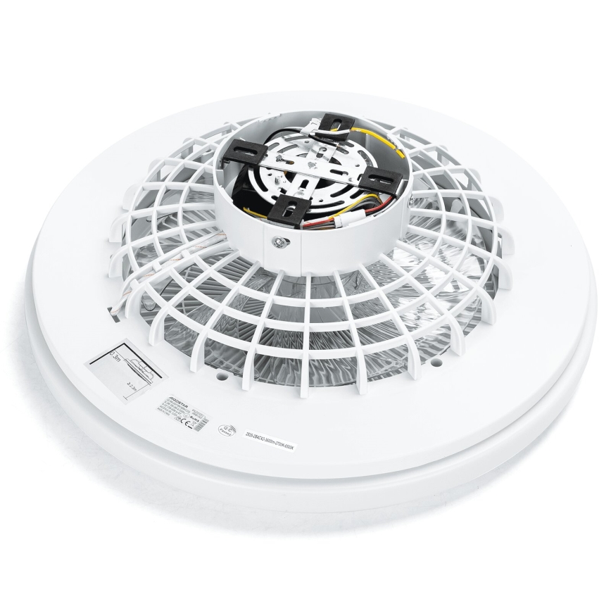 Aigostar - LED Reguliuojamas lubinis ventiliatorius LED/40W/230V 2700-6500K diametras 48 cm + nuotolinio valdymo pultas balta