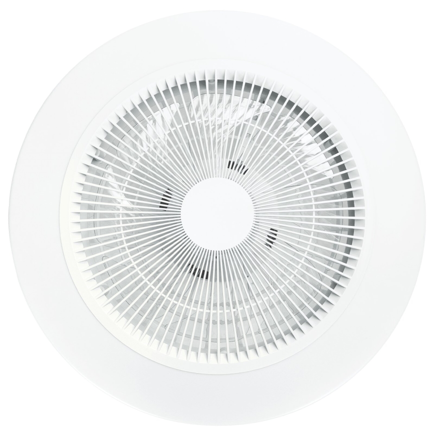 Aigostar - LED Reguliuojamas lubinis ventiliatorius LED/40W/230V 2700-6500K diametras 48 cm + nuotolinio valdymo pultas balta