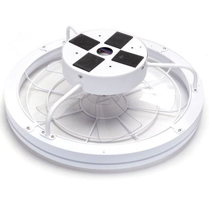 Aigostar - LED Reguliuojamas lubinis ventiliatorius LED/40W/230V 2700-6500K diametras 48 cm + nuotolinio valdymo pultas balta