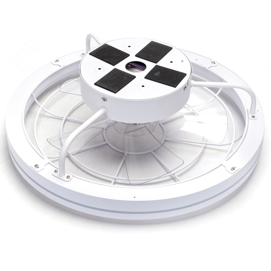 Aigostar - LED Reguliuojamas lubinis ventiliatorius LED/40W/230V 2700-6500K diametras 48 cm + nuotolinio valdymo pultas balta