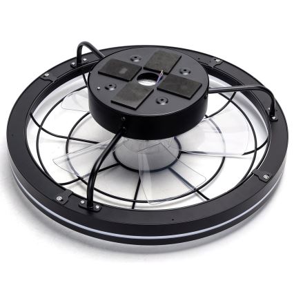 Aigostar - LED Reguliuojamas lubinis ventiliatorius LED/40W/230V 2700-6500K diametras 48 cm + nuotolinio valdymo pultas juoda