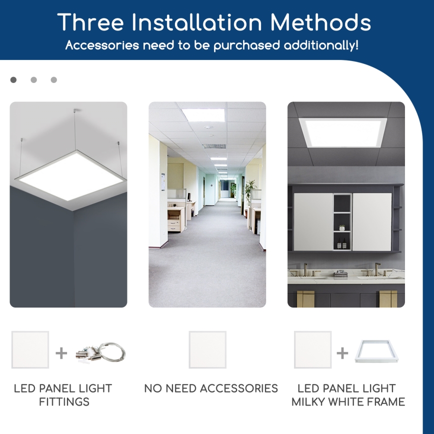 Aigostar - LED reguliuojamas įmontuojamas šviestuvas 32W/230V Wi-Fi 60x60 cm