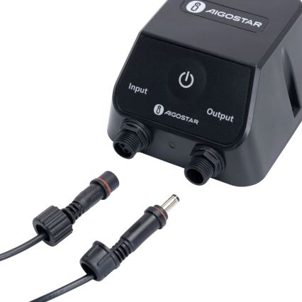 Aigostar - LED RGBW reguliuojamo ryškumo lauko lempa MESH LED/35W/3,7V 4000mAh 2700-6500K IP65 Ø 50 cm + su nuotolinio valdymo pultu