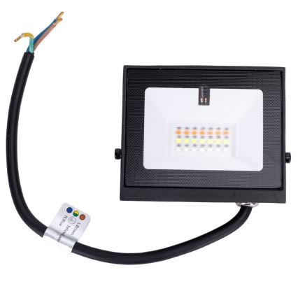 Aigostar - LED RGB dimeriuojamas prožektorius LED/20W/230V IP65 + nuotolinis pultas